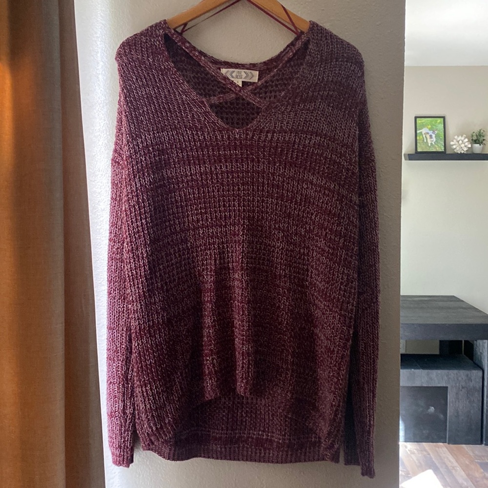 Pink Rose Sweater